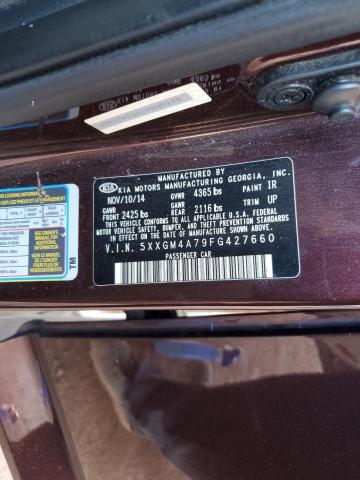 2015 KIA OPTIMA LX 5XXGM4A79FG427660