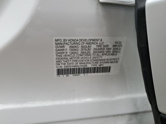 2025 ACURA MDX TECHNO 5J8YE1H46SL015266