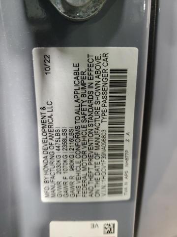 2022 HONDA ACCORD SPO 1HGCV1F39NA096803