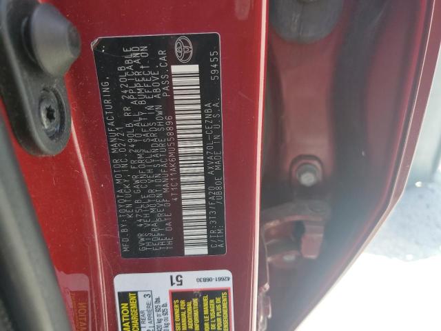 2021 TOYOTA CAMRY LE - 4T1C11AK6MU558896