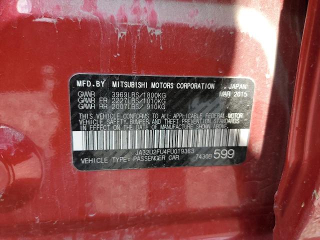 2015 MITSUBISHI LANCER ES JA32U2FU4FU019363