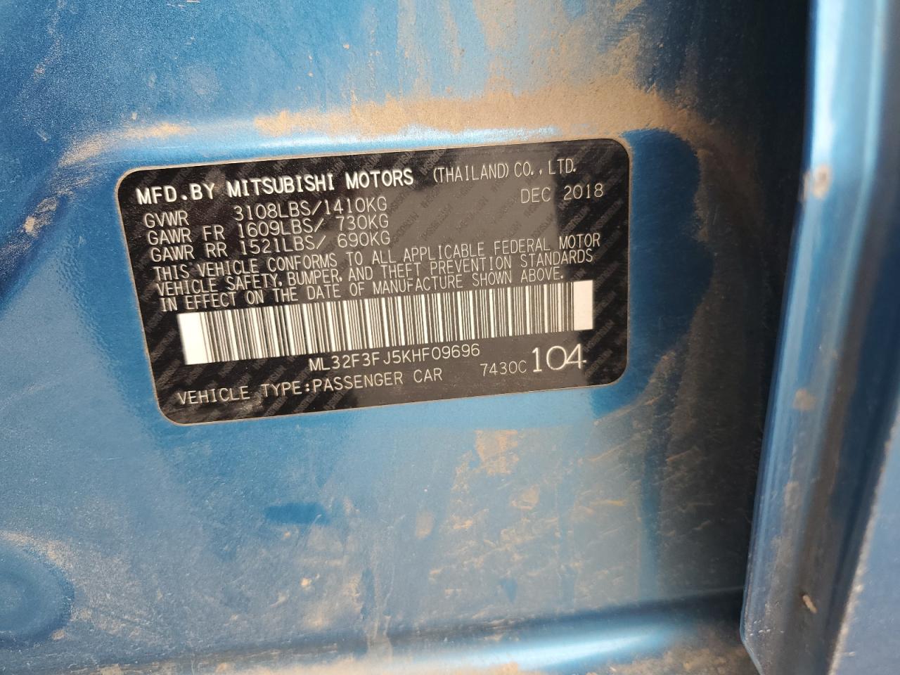 MITSUBISHI MIRAGE G4 ES