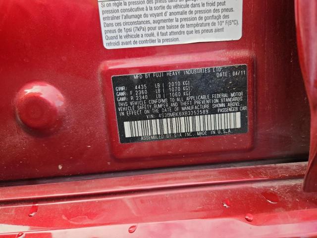 2011 SUBARU LEGACY 2.5 - 4S3BMBK6XB3252589