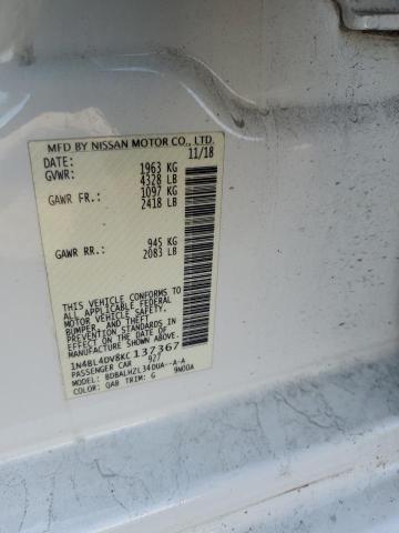 2019 NISSAN ALTIMA SV - 1N4BL4DV8KC137367