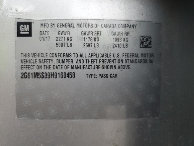 2017 CADILLAC XTS LUXURY - 2G61M5S39H9160458