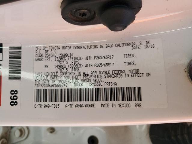 2017 TOYOTA TACOMA DOU - 3TMBZ5DN3HM006742