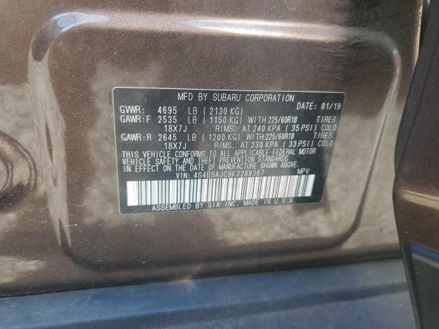 2019 SUBARU OUTBACK 2. 4S4BSAJC8K3289367