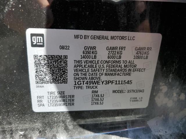2023 GMC SIERRA K35 1GT49WEY3PF111545