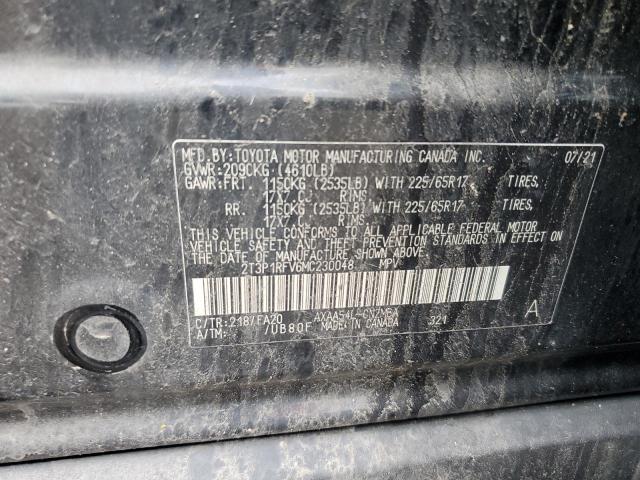 2021 TOYOTA RAV4 XLE - 2T3P1RFV6MC230048