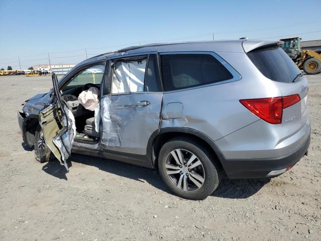 HONDA PILOT EXLN 2016 silver  gas 5FNYF6H72GB065126 photo #3