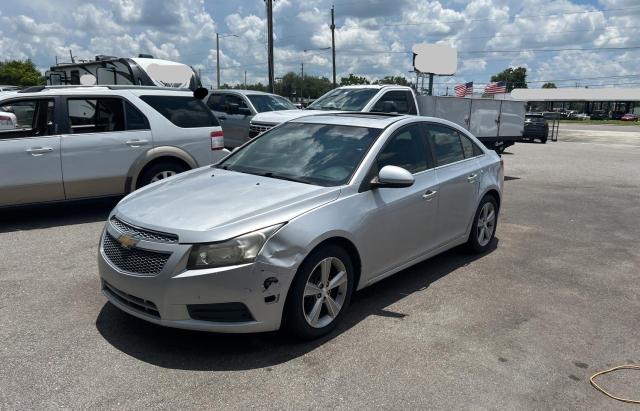 CHEVROLET CRUZE LT 2013 silver sedan 4d gas 1G1PE5SB7D7137230 photo #3