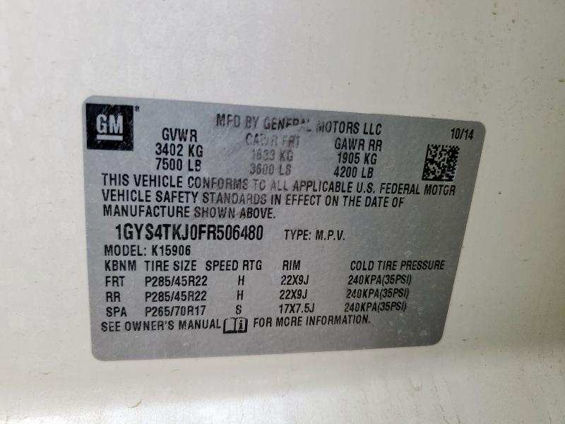 2015 CADILLAC ESCALADE E - 1GYS4TKJ0FR506480