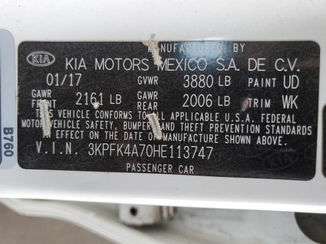 2017 KIA FORTE LX - 3KPFK4A70HE113747