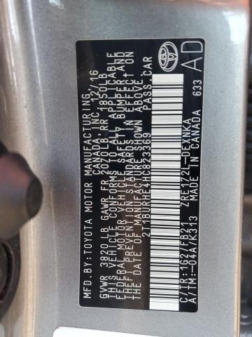 2017 TOYOTA COROLLA L - 2T1BURHE4HC823369