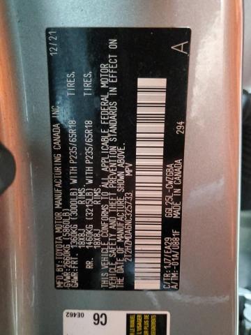 2022 LEXUS RX 350 2T2HZMDA6NC325733