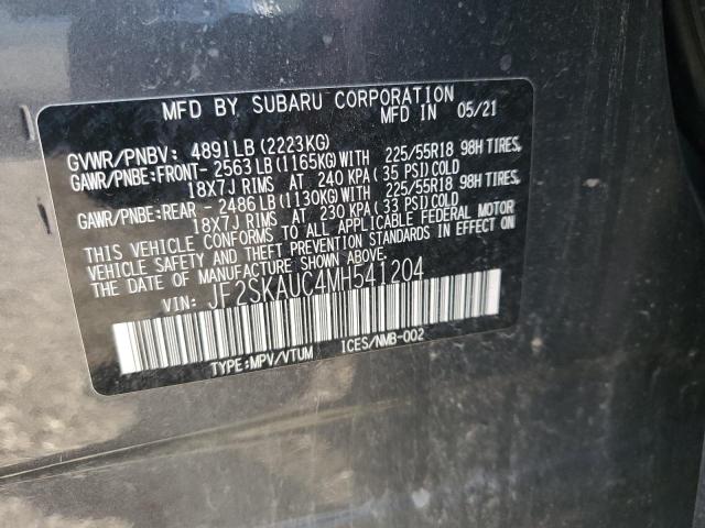 2021 SUBARU FORESTER L JF2SKAUC4MH541204