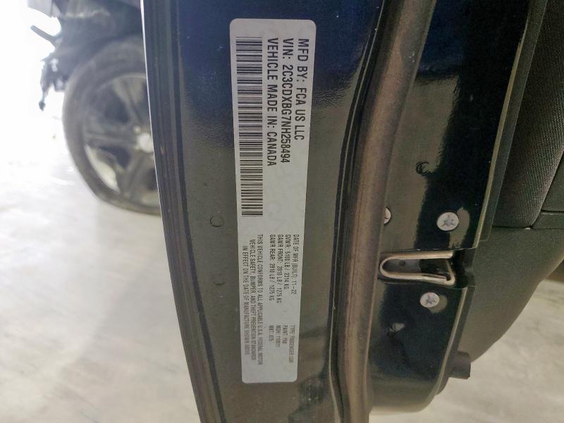 2022 DODGE CHARGER SX 2C3CDXBG7NH258494