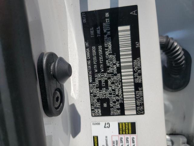 2021 LEXUS RX 350 2T2HZMAA7MC212666