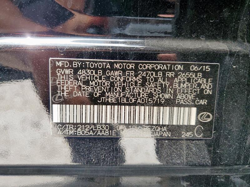 2015 LEXUS GS 350 JTHBE1BL0FA015719