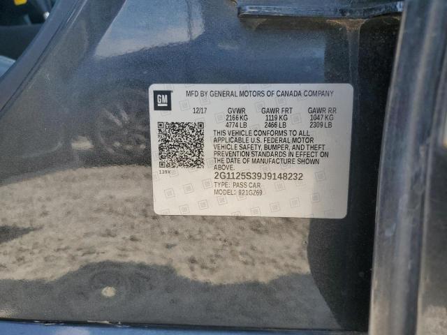 2018 CHEVROLET IMPALA PRE 2G1125S39J9148232