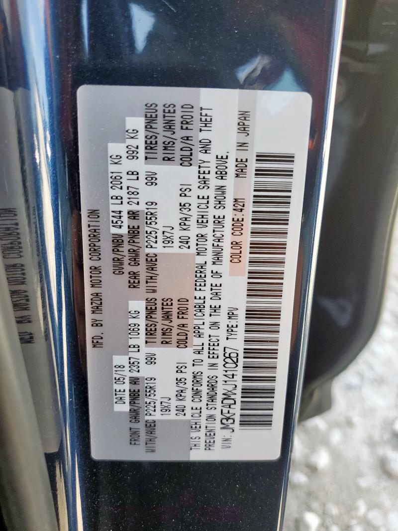 2018 MAZDA CX-5 GRAND JM3KFADMXJ1410267