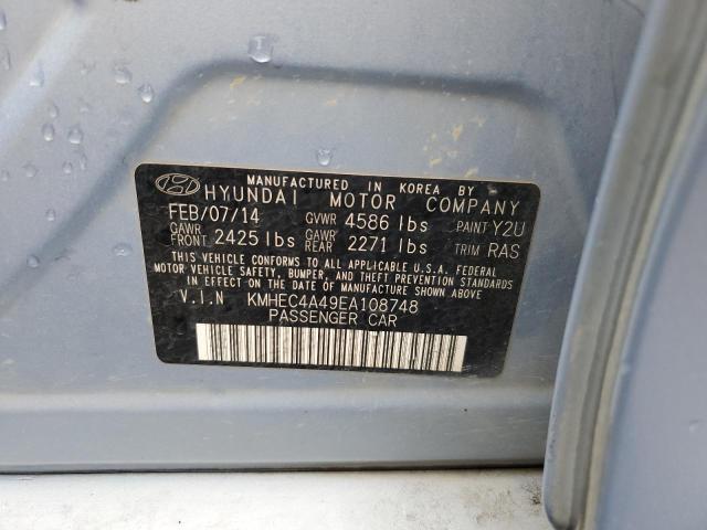 2014 HYUNDAI SONATA HYB - KMHEC4A49EA108748