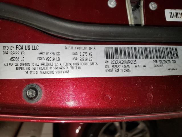 2019 CHRYSLER 300 LIMITE 2C3CCAKGXKH706125