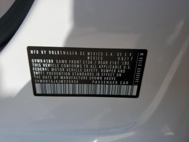2018 VOLKSWAGEN JETTA SE 3VWDB7AJ4JM225934