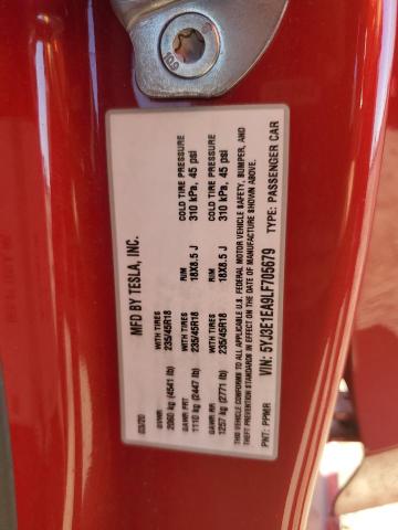 2020 TESLA MODEL 3 5YJ3E1EA9LF705679