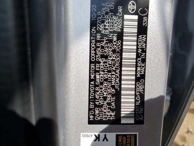 2024 TOYOTA PRIUS LE JTDACAAU7R3017036