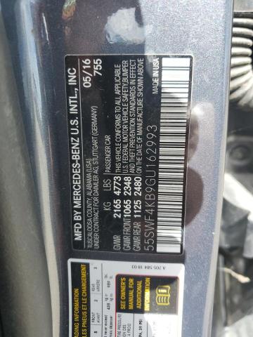 2016 MERCEDES-BENZ C 300 4MAT 55SWF4KB9GU162993