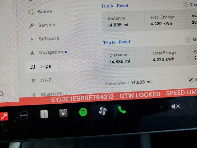 2024 TESLA MODEL 3 5YJ3E1EB8RF794212
