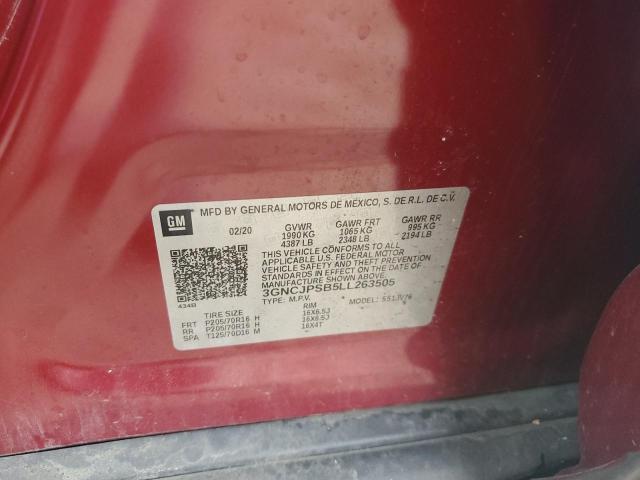 2020 CHEVROLET TRAX 1LT - 3GNCJPSB5LL263505