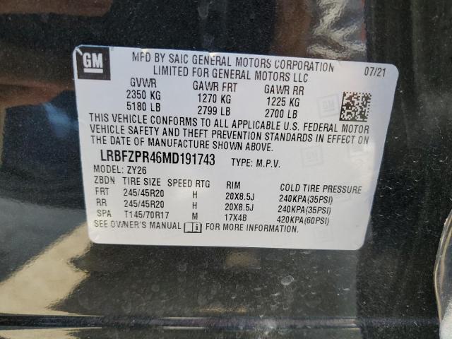 2021 BUICK ENVISION E LRBFZPR46MD191743