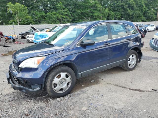 HONDA CR-V LX 2009 blue 4dr spor gas 5J6RE48329L068532 photo #1