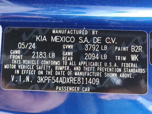 2024 KIA FORTE GT L - 3KPF54ADXRE811409