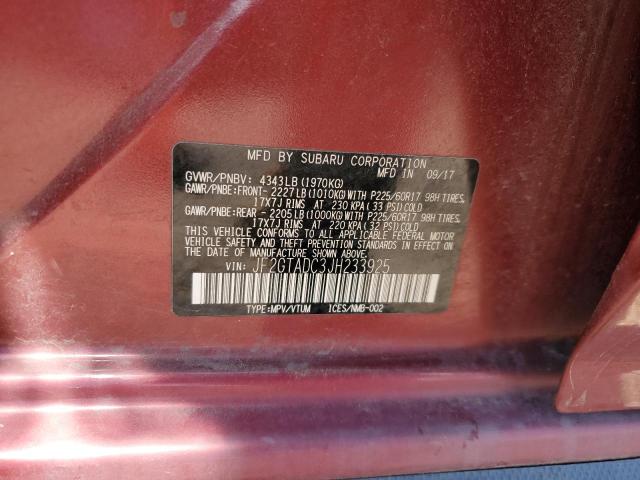 2018 SUBARU CROSSTREK JF2GTADC3JH233925