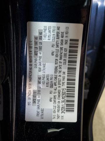 2018 MAZDA 3 TOURING 3MZBN1L39JM239015