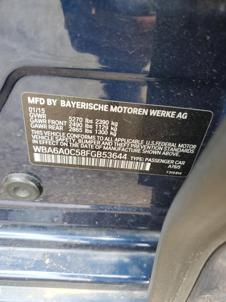 BMW 6 SERIES GRAN COUPE I GRAN COUPE