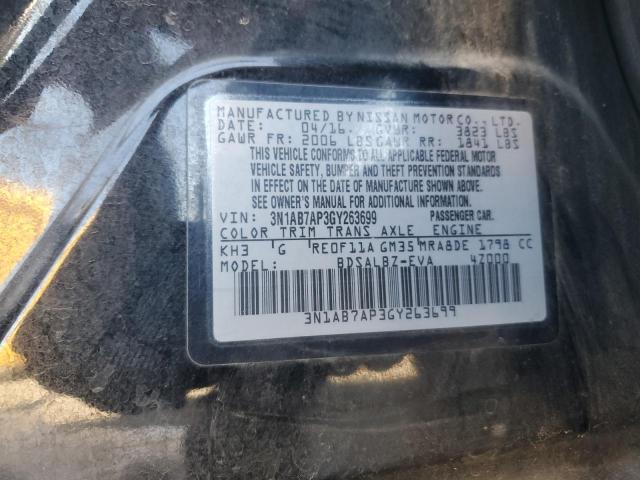 2016 NISSAN SENTRA S - 3N1AB7AP3GY263699