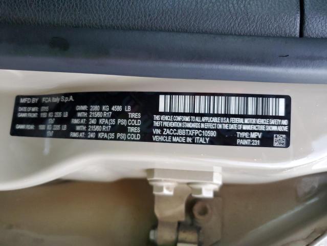 2015 JEEP RENEGADE L - ZACCJBBTXFPC10590