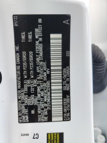 2022 LEXUS RX 350 F S 2T2YZMDA9NC329985