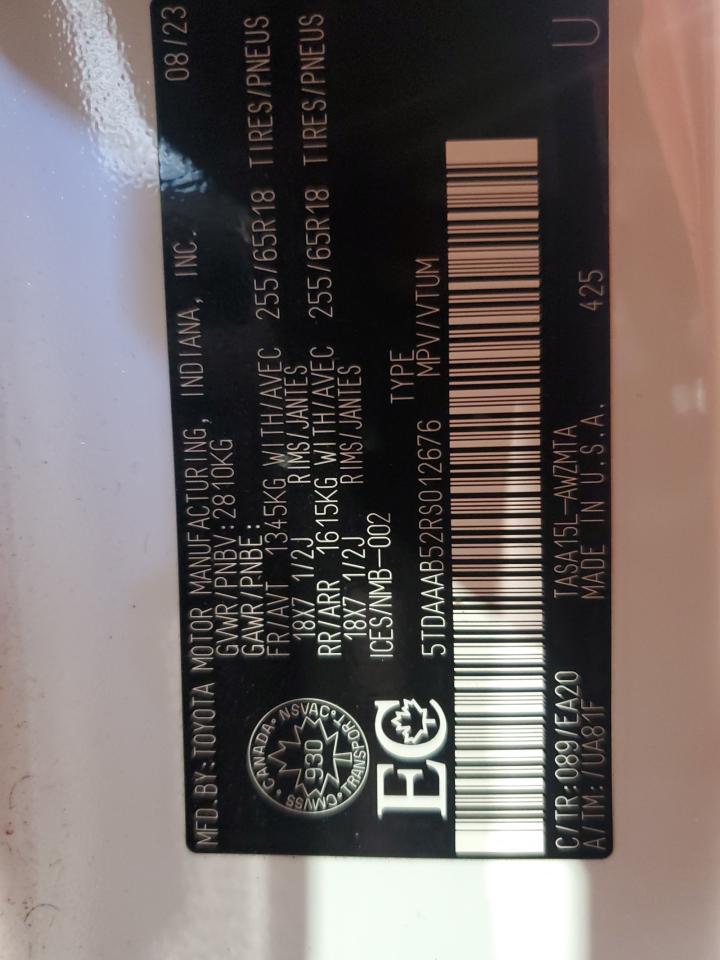 TOYOTA HIGHLANDER XLE