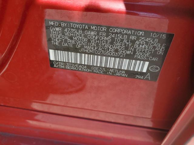 2016 LEXUS IS 300 JTHCM1D27G5003721