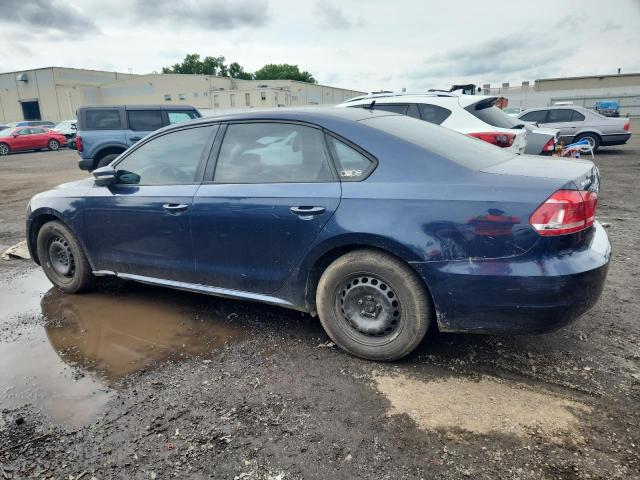 VOLKSWAGEN PASSAT S 2014 blue sedan 4d gas 1VWAT7A32EC104344 photo #3