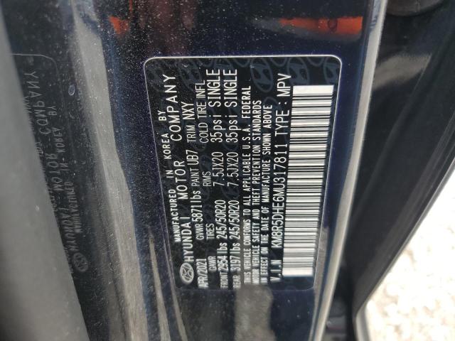 2021 HYUNDAI PALISADE L KM8R5DHE6MU317811