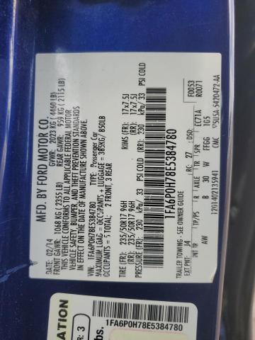 2014 FORD FUSION SE - 1FA6P0H78E5384780