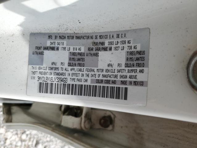 2018 TOYOTA YARIS IA 3MYDLBYV8JY329493