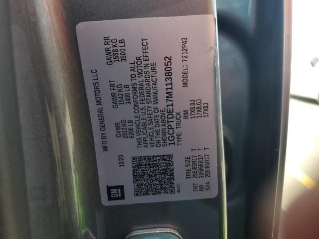 2021 CHEVROLET COLORADO Z - 1GCPTDE17M1138052