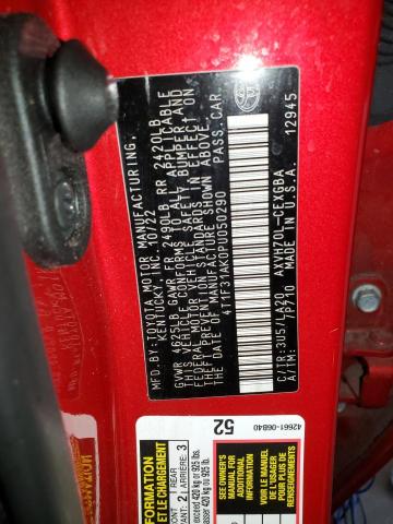 2023 TOYOTA CAMRY XLE - 4T1F31AK0PU050290